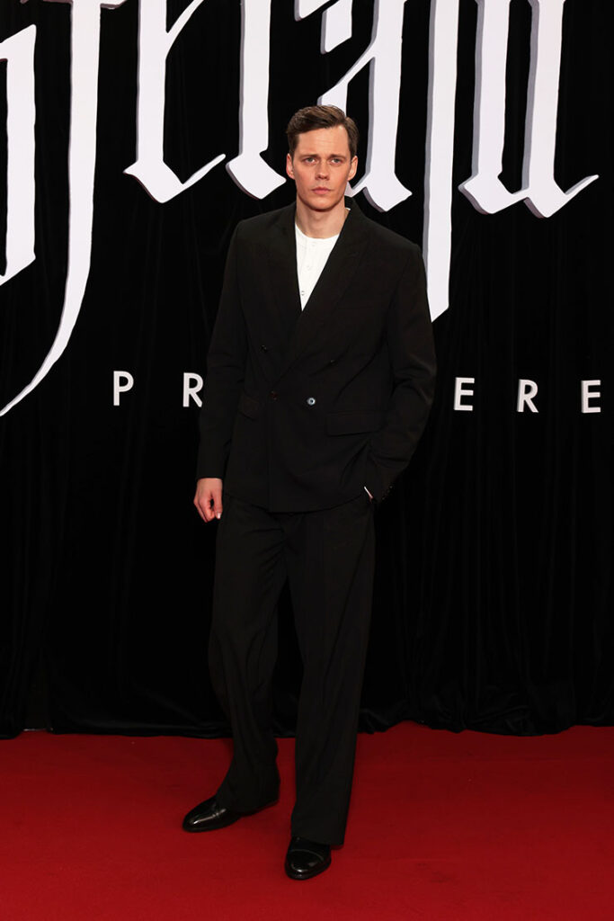 Bill Skarsgård attends the world premiere of "Nosferatu"