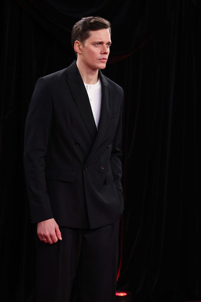 Bill Skarsgård attends the world premiere of "Nosferatu"