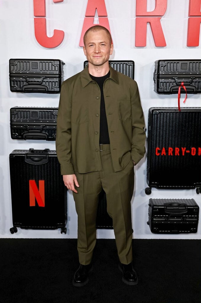 Taron Egerton Carry-On LA Premiere