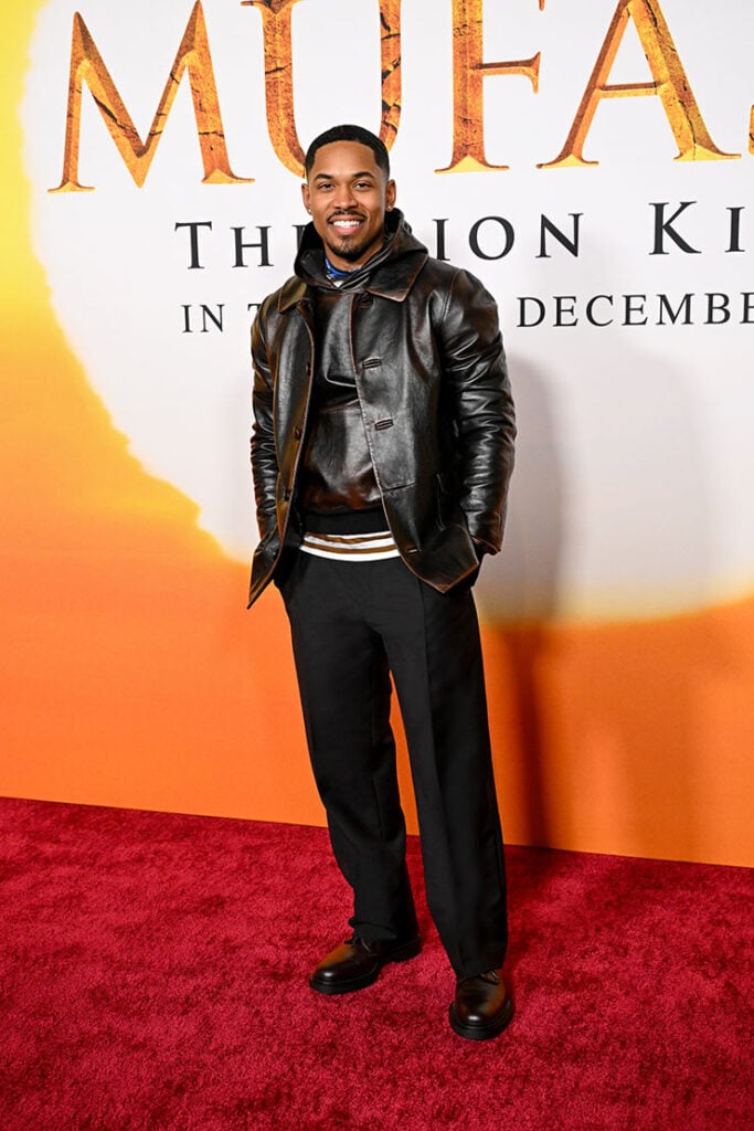 Kelvin Harrison Jr. at the "Mufasa: The Lion King" premiere