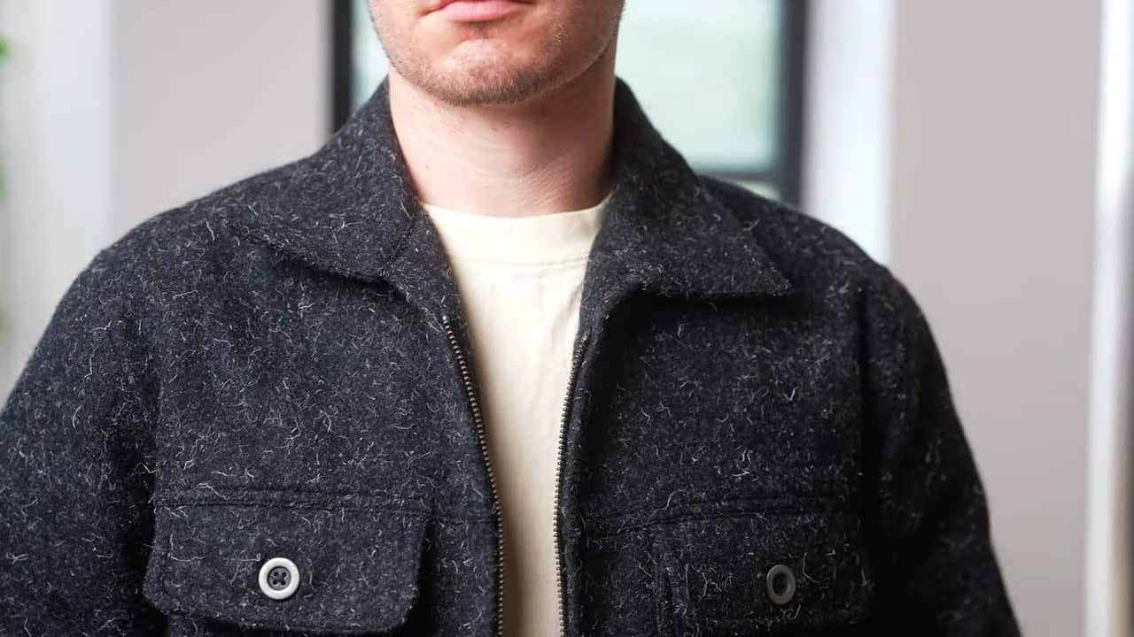 3sixteen Harry mechanical wool jacket