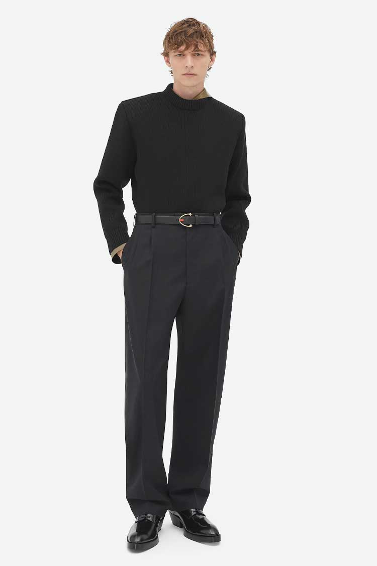 All Black Outfit Slim-fit men Bottega Veneta