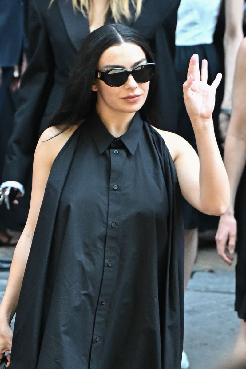 Charli XCX at the Balenciaga show