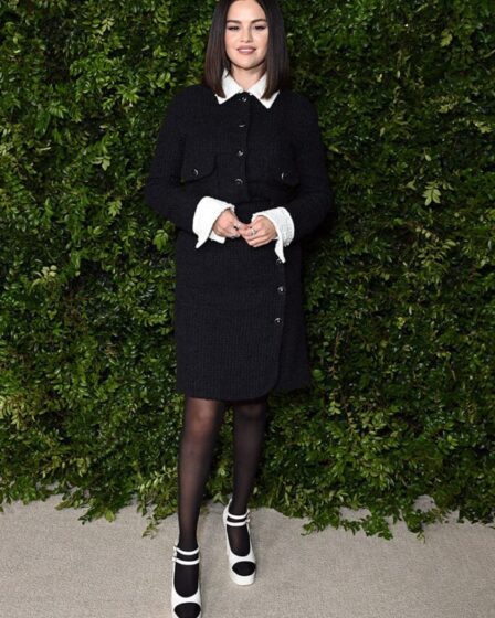 Selena Gomez, wearing CHANEL, attends the Academy Women's Luncheo