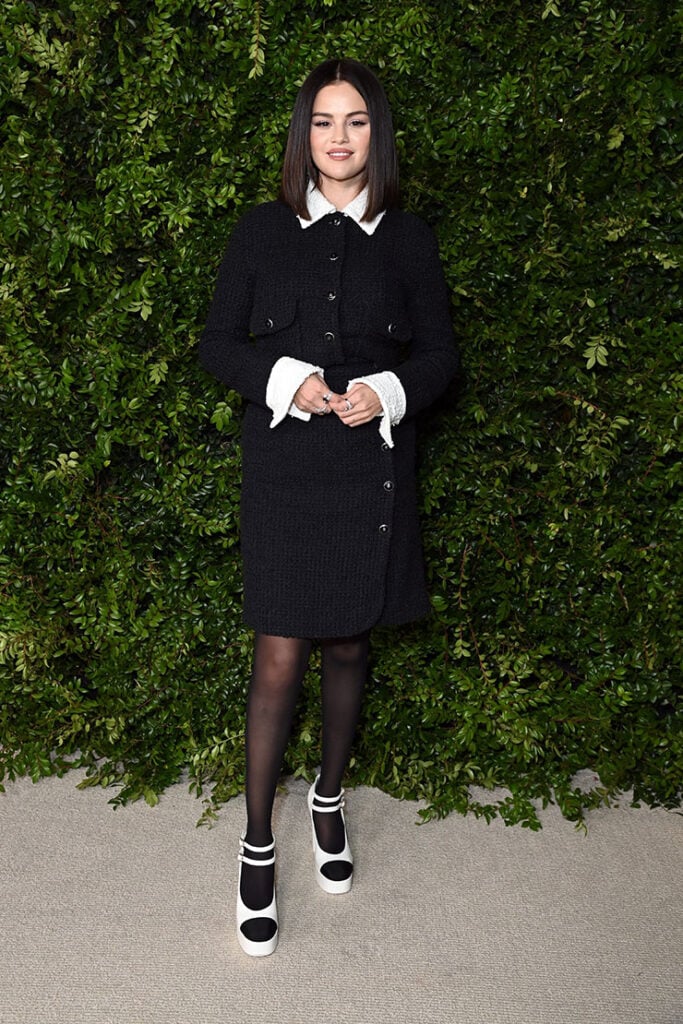 Selena Gomez, wearing CHANEL, attends the Academy Women's Luncheo