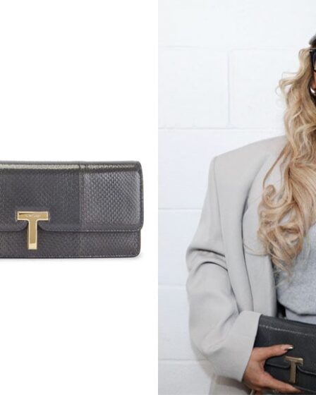 Beyonce's Tom Ford Ayers Wallis Snakeskin Clutch