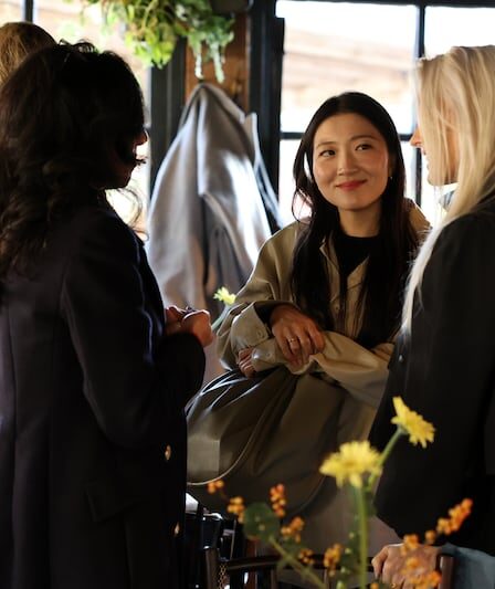 Guests arrive for lunch at Certilogo's Knowledge Luncheon, held on Day 2 of BoF VOICES 2024.