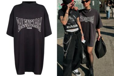 Demi Lovato's Balenciaga Boxing Vintage Cotton T-Shirt