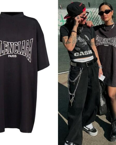 Demi Lovato's Balenciaga Boxing Vintage Cotton T-Shirt