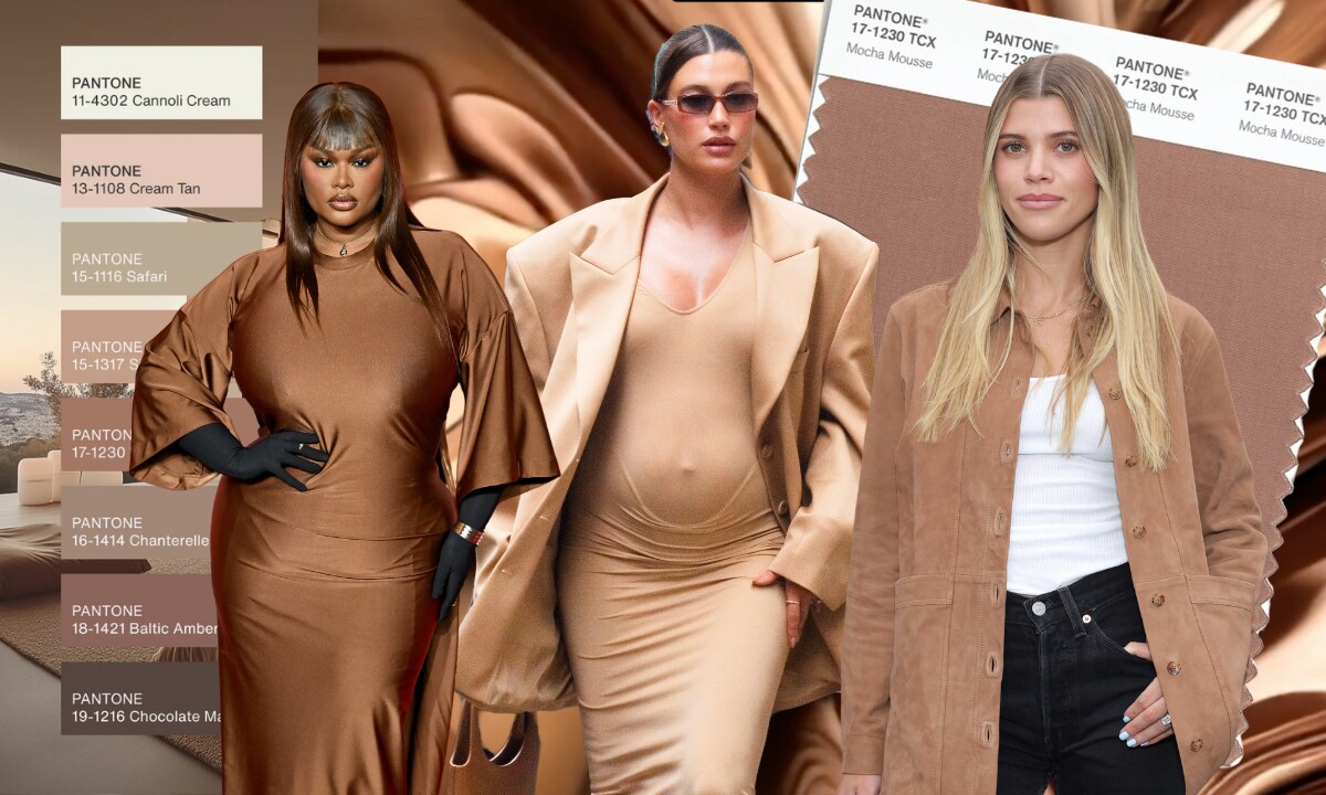 Celebrities wearing Pantone’s Color of 2025: Mocha Mousse