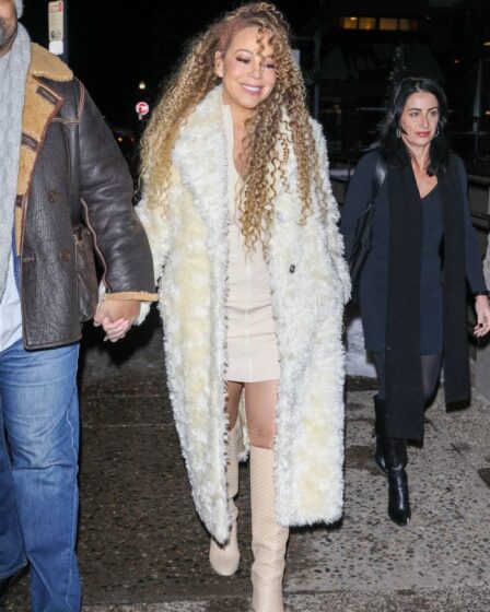 Mariah Carey is spotted dining at the upscale Catch Steak in Aspen