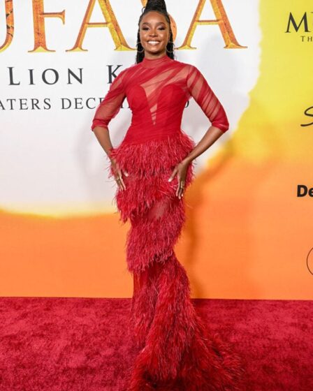 KiKi Layne's Fiery Glamour at the Mufasa: The Lion King Premiere