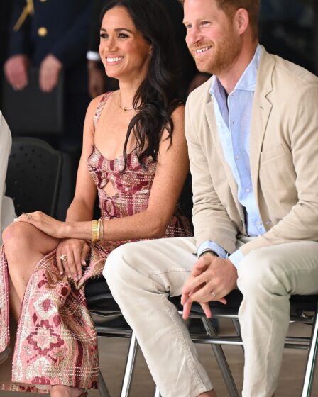 Image may contain Prince Harry Duke of Sussex Meghan Duchess of Sussex Clothing Footwear Shoe and Accessories