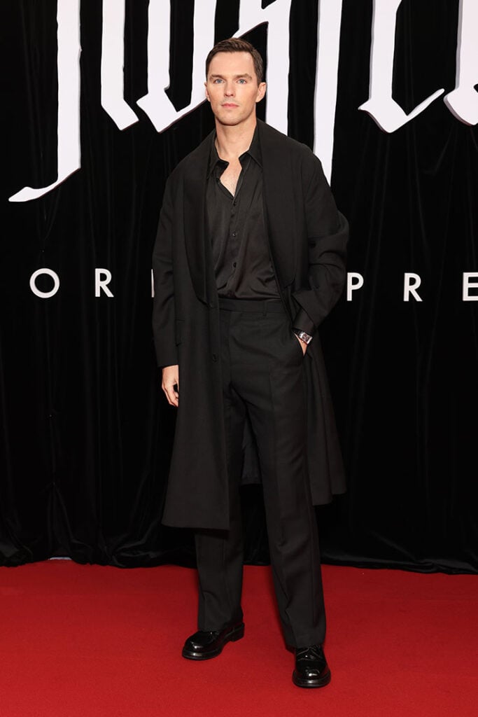 Nicholas Hoult attends the world premiere of "Nosferatu"