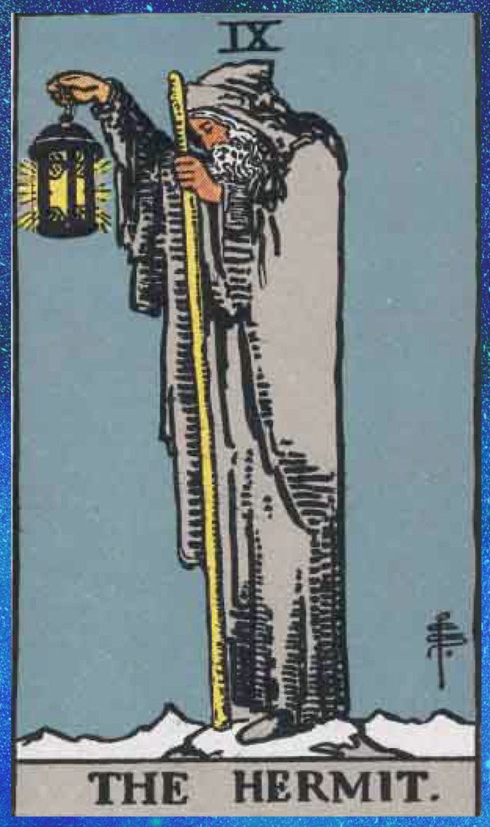 the hermit tarot card