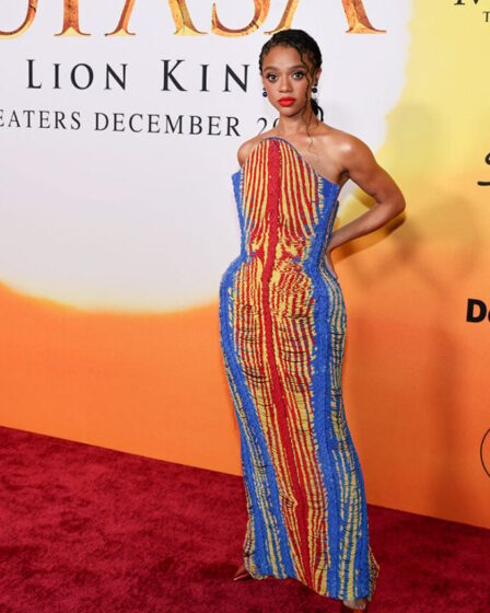 Tiffany Boone Wore Balmain To The ‘Mufasa: The Lion King’ LA Premiere