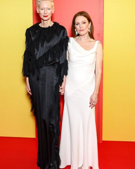 Tilda Swinton & Julianne Moore Promote 'The Room Next Door' In Paris