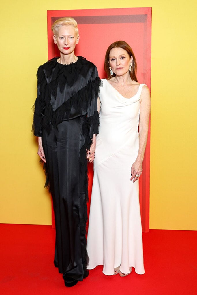 Tilda Swinton & Julianne Moore Promote 'The Room Next Door' In Paris