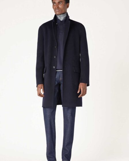 Navy monochrome outfit Loro Piana