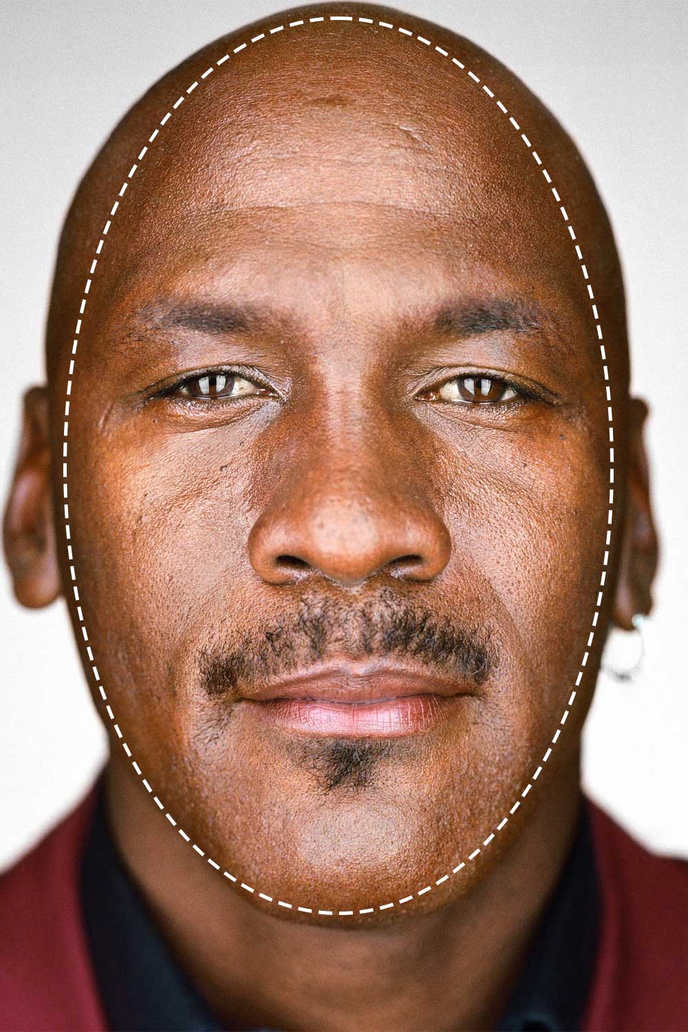 Michael Jordan Oval Face Shape