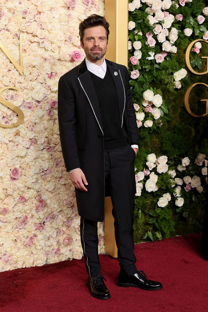 Sebastian Stan attends the 82nd Annual Golden Globe Awards 