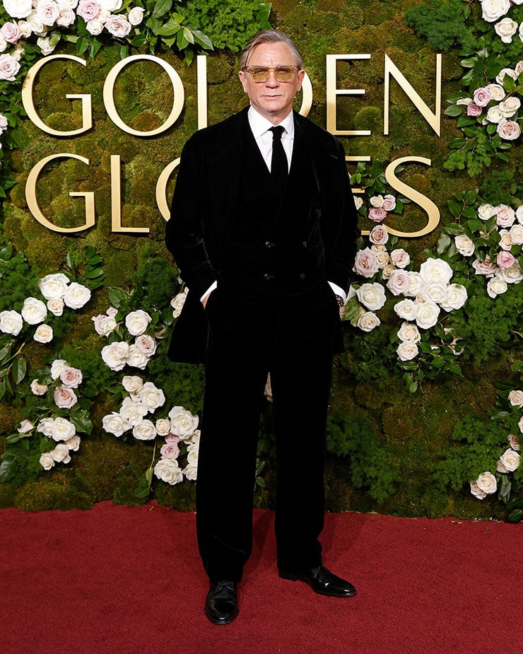 Daniel Craig at the 2025 Golden Globe Awards