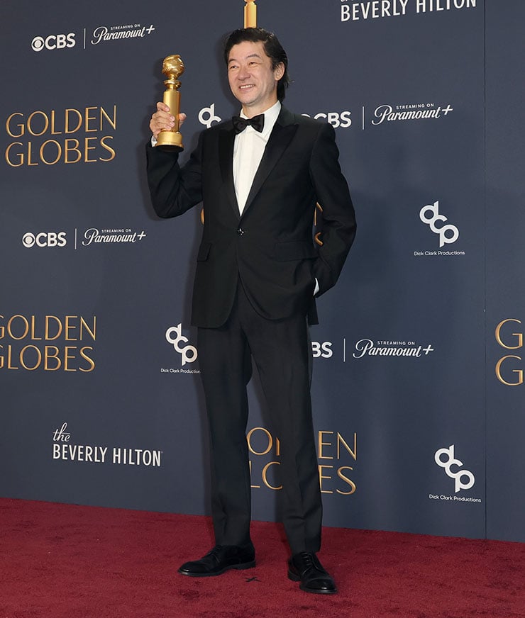 Tadanobu Asano at the 2025 Golden Globe Awards