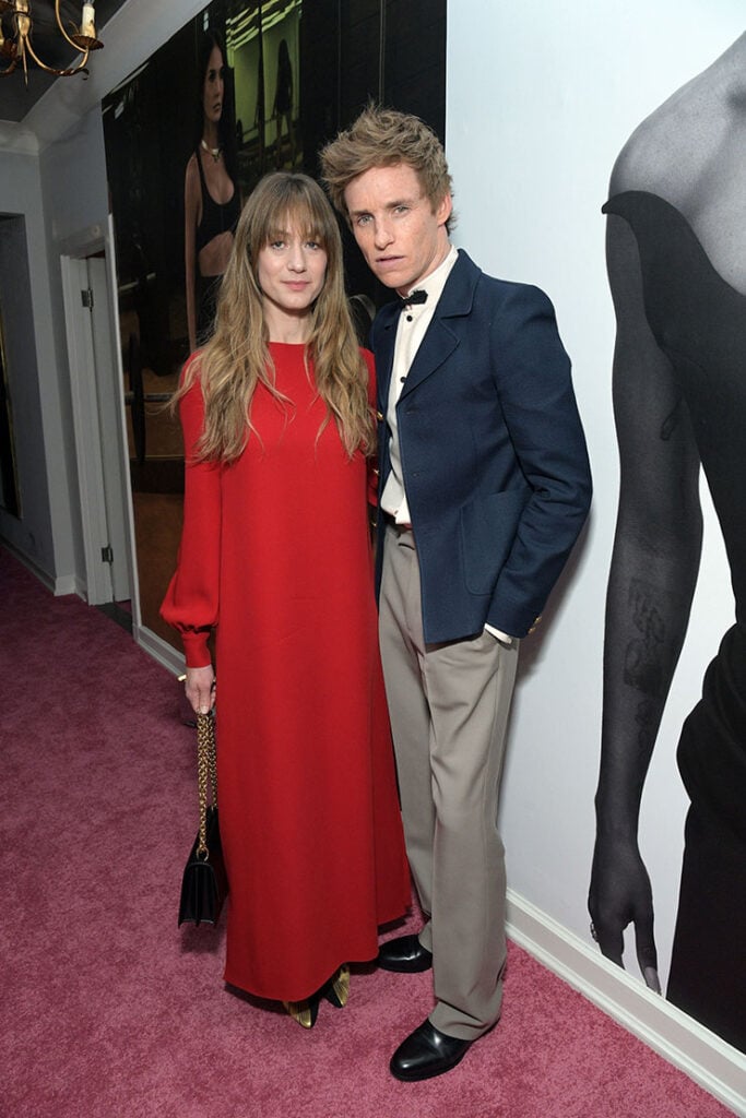 Hannah Bagshawe and Eddie Redmayne attend W Magazine's Annual Best Performances Party