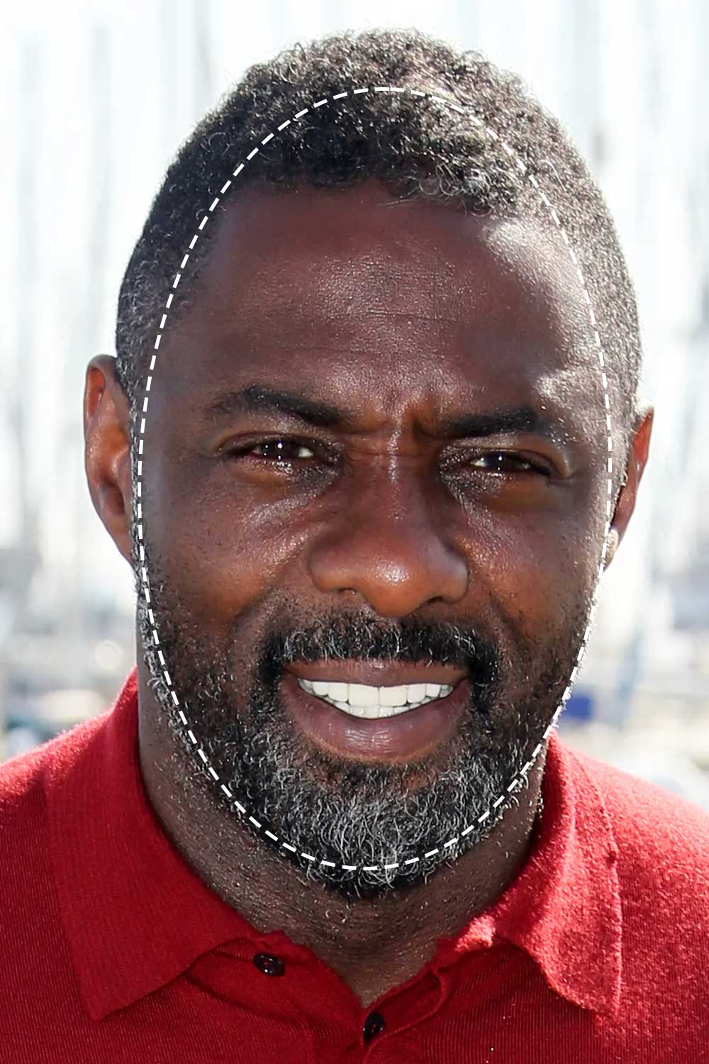 Idris Elba Oval Face Shape