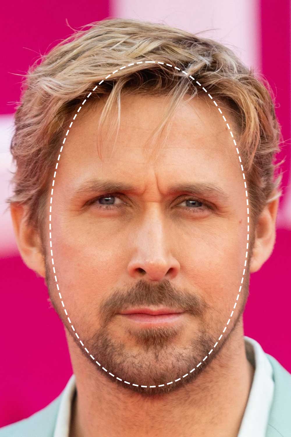 Ryan Gosling Oval Face Shape