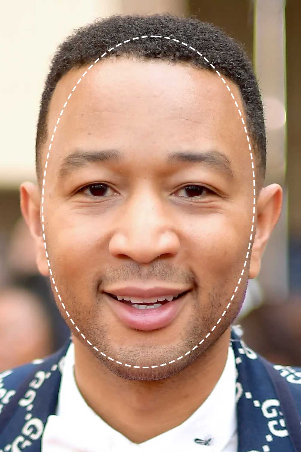 John Legend Oval Face Shape