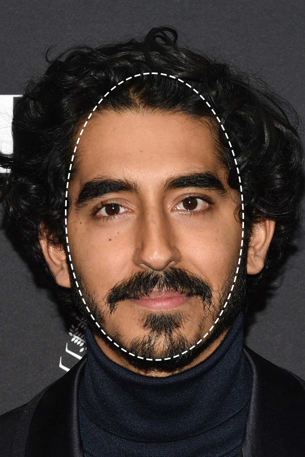 Dev Patel Oval Face Shape