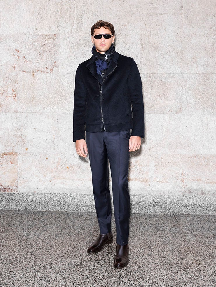 Celebrities at the Armani Fall 2025 Men’s Show Fashnfly