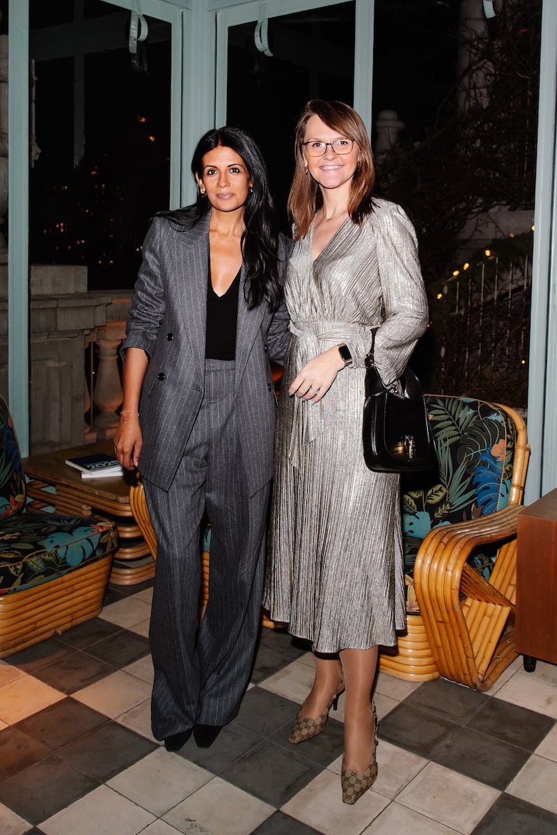 Samina Virk CEO, North America at Vestiare Collective and Sabina Lazarz-Daniels, head of Americas digital business at Gucci