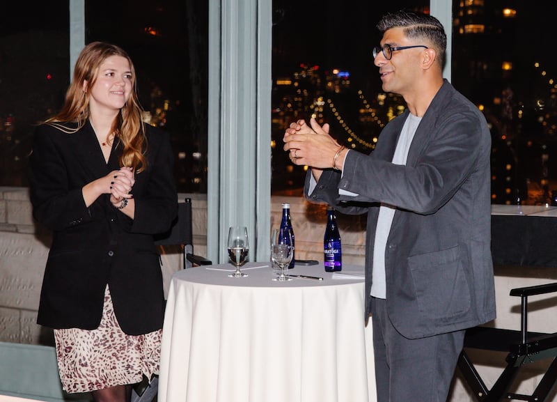 Alice Gividen, director of content strategy at The Business of Fashion and Rahul Malik, chief growth officer at The Business of Fashion