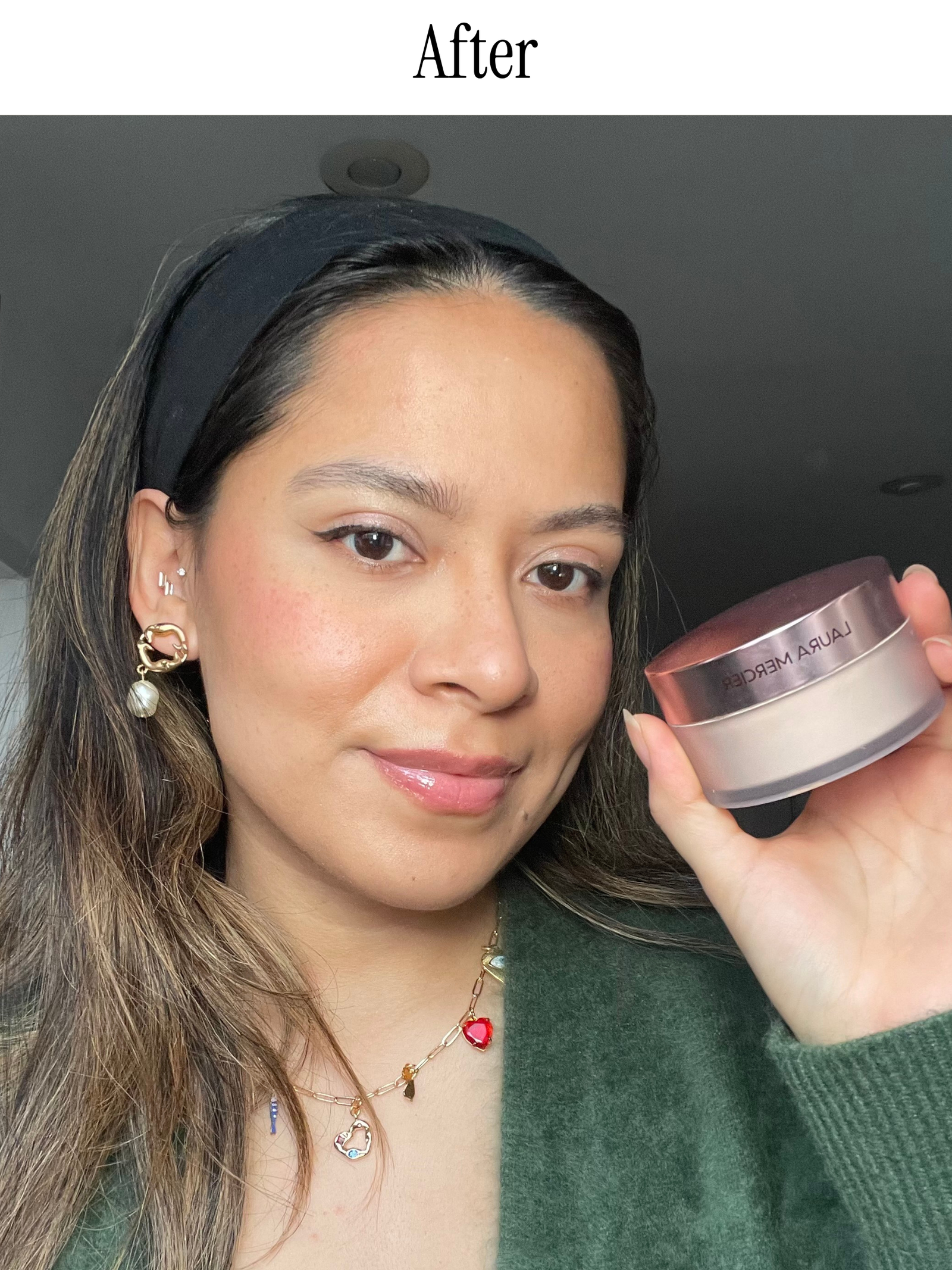 Laura Mercier Pink Translucent Loose Setting Powder in ToneUp