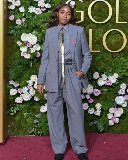 Ayo Edebiri Wore Loewe To The 2025 Golden Globe Awards