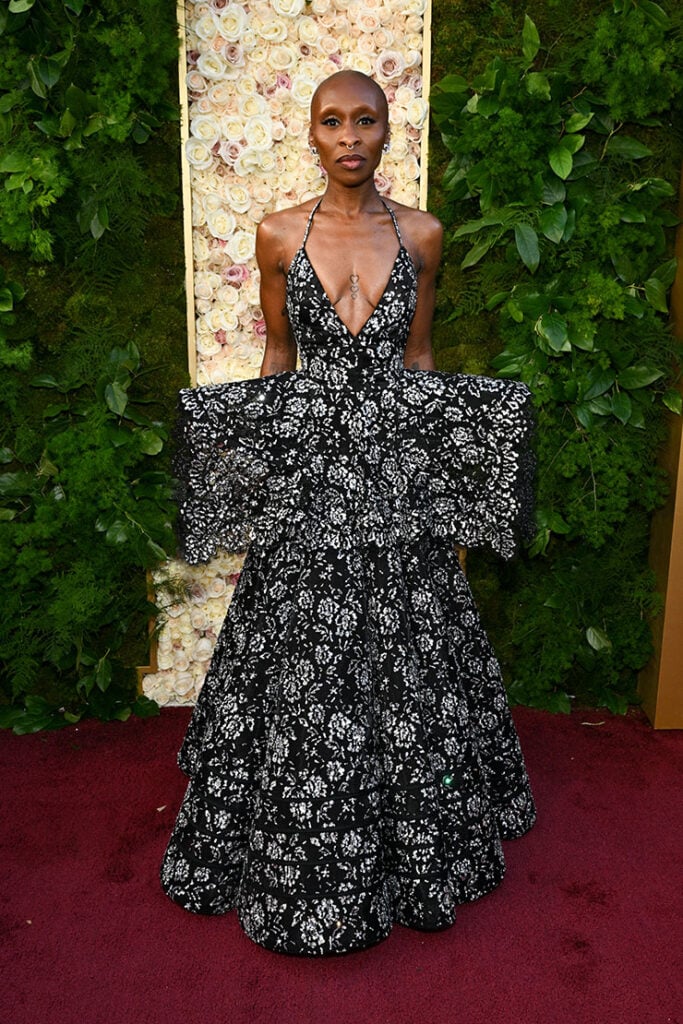 Cynthia Erivo Wore Louis Vuitton To The 2025 Golden Globe Awards