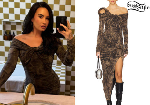 Demi Lovato: Wrapped Dress