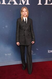 Ellie Bamber Wore Celine To The 'William Tell' London Premiere