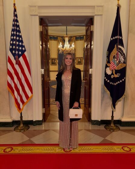 Kai Trump dazzled in two sparkling gowns celebrating her grandfather Donald Trump's inauguration