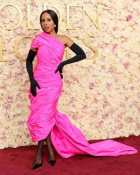 Kerry Washington Wore Balenciaga To The 2025 Golden Globe Awards