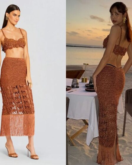 Lisa's Retrofête Bellini Crochet Top & Naida Crochet Skirt