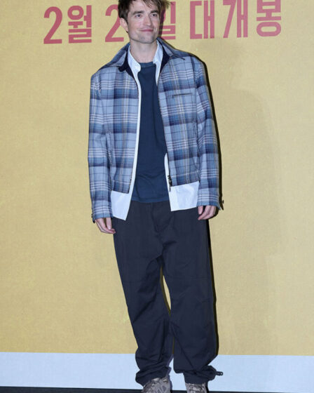 Robert Pattinson Wore Dior Men's To The 'Mickey 17' Seoul Press Conference