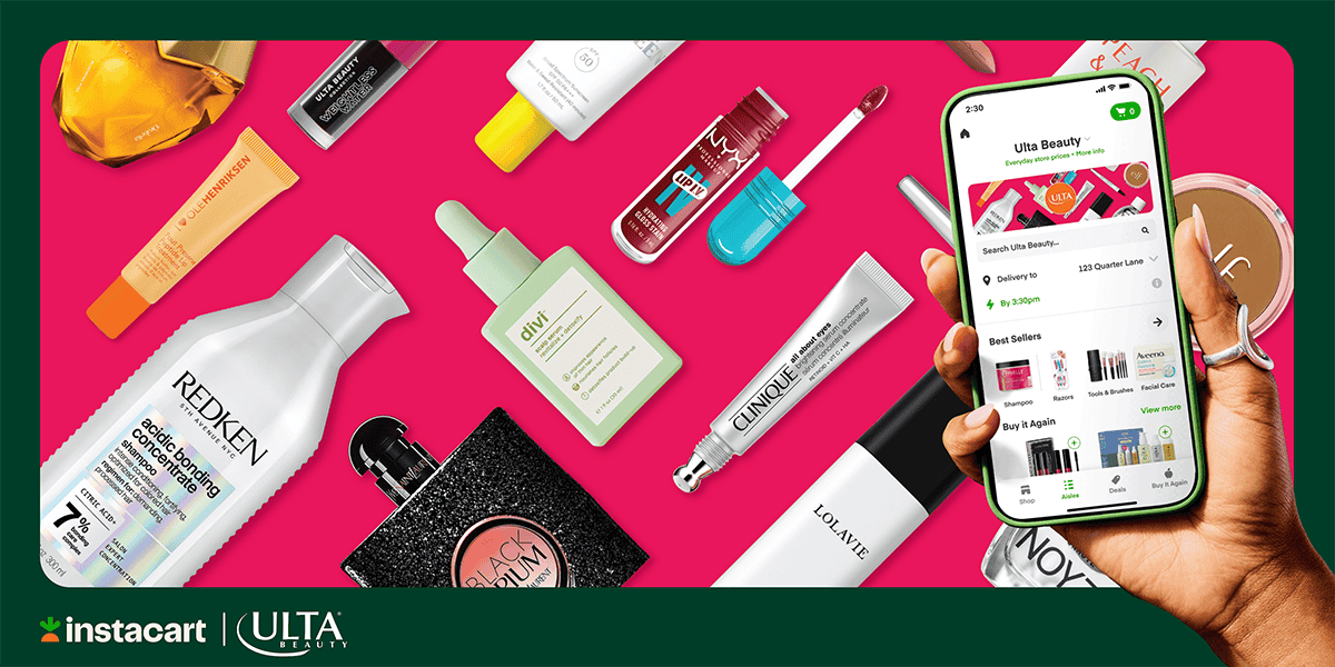 Ulta Beauty Partners with Instacart