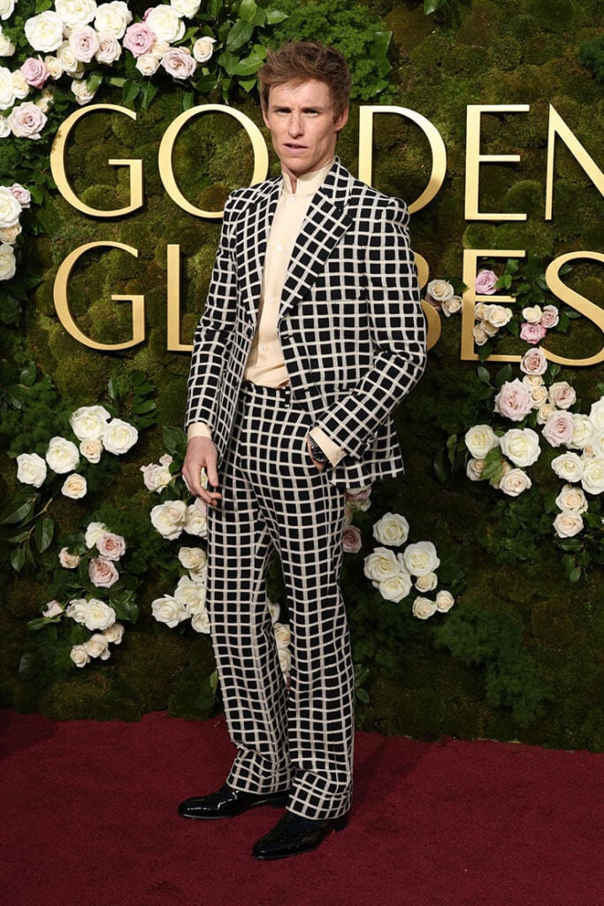 Eddie Redmayne at the 2025 Golden Globe Awards