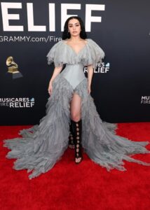 Charli XCX Wore Jean Paul Gaultier Haute Couture To The 2025 Grammy Awards