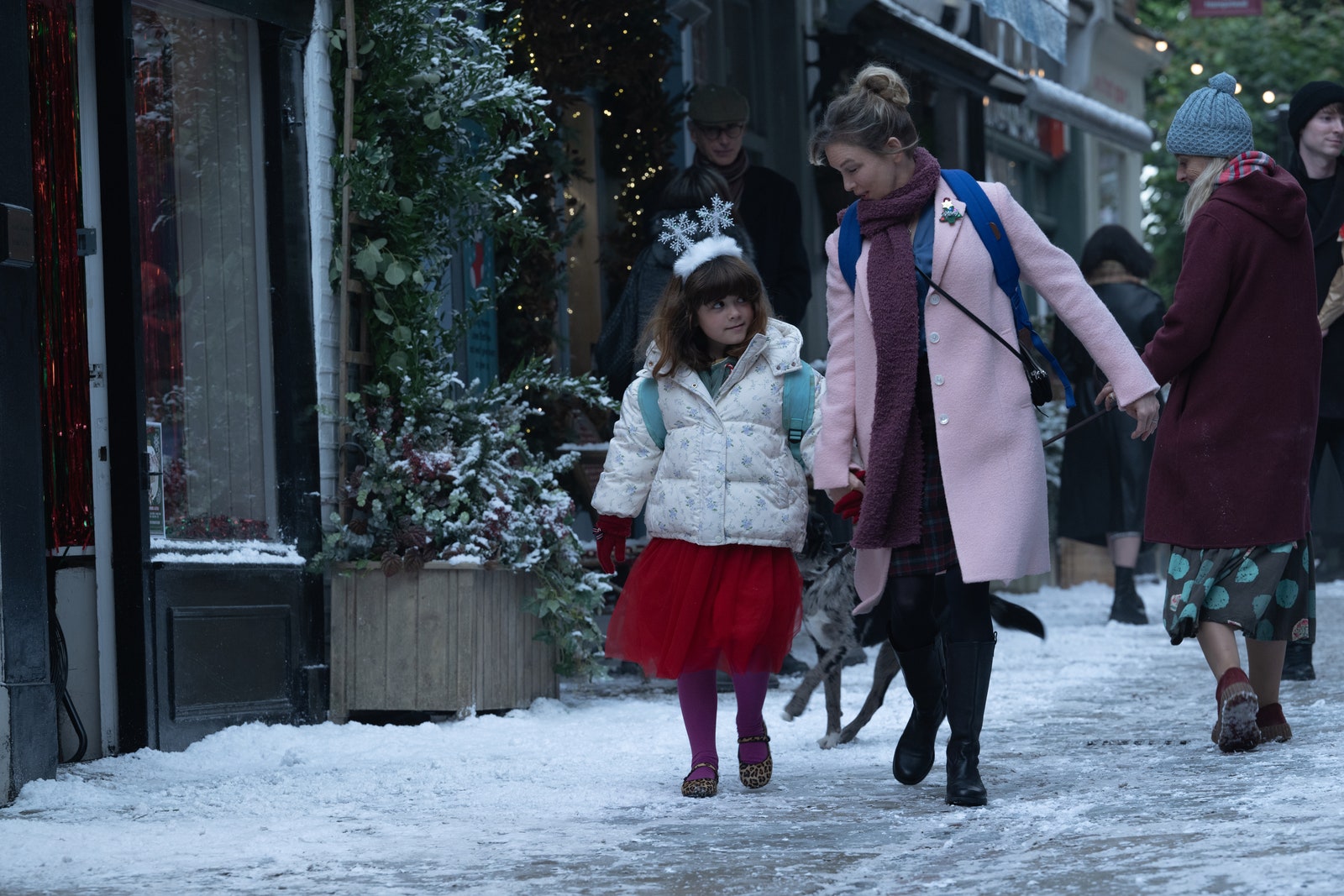 Rene Zellweger Mila Jankovic snow winter Bridget Jones