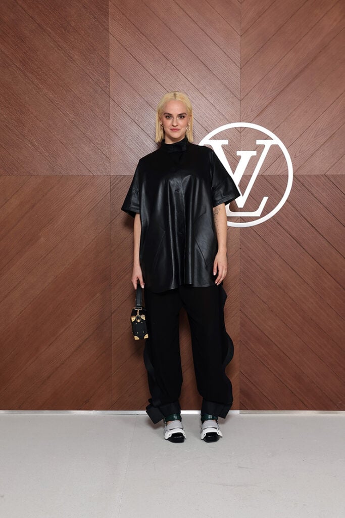 Noémie Merlant attends the Louis Vuitton Womenswear Fall/Winter 2025-2026 show