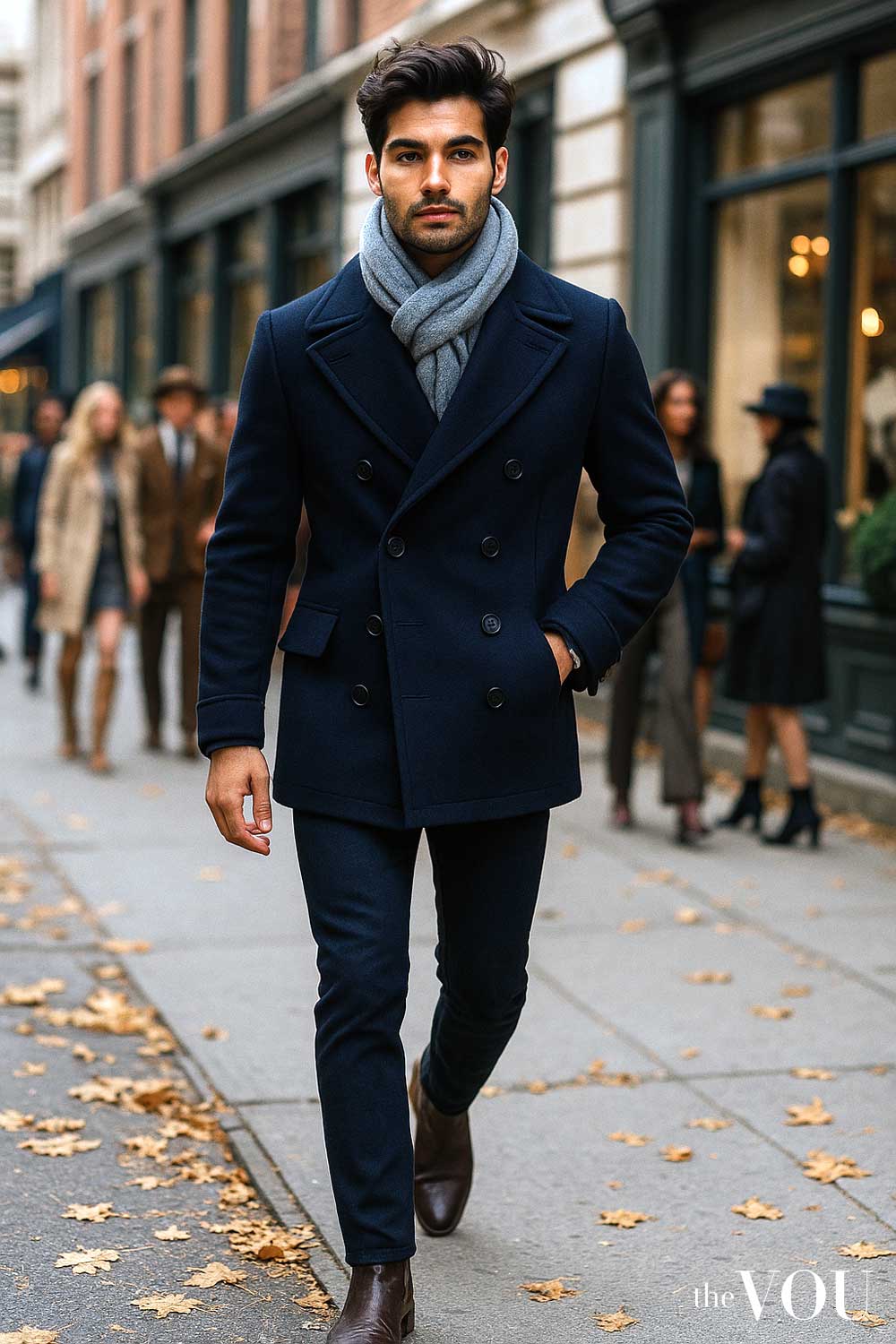 Modern Peacoat Fashion Style